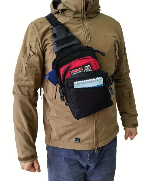 Edc Carry Pistols - Tas Selempang Taktis untuk Menyembunyikan Senjata: