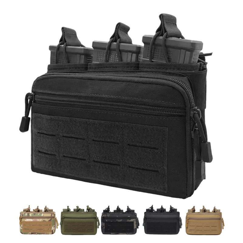 Edc Carry Pouch - Kantong Mag Molle Triple Mag Bag