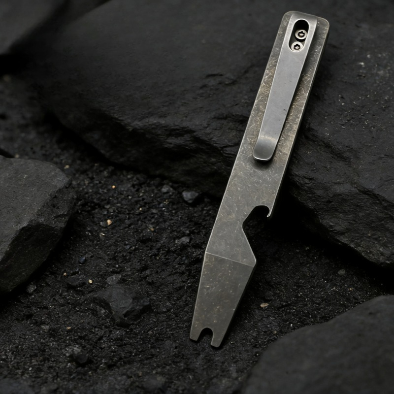 Titanium Pry Bar - Alat Multifungsi Titanium Pry Bar EDC