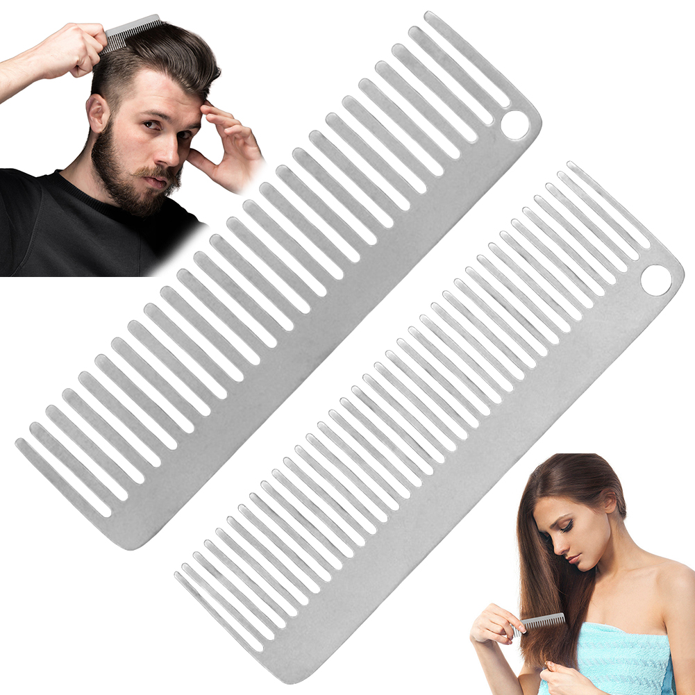 Comb Pocket Titanium - Sisir Titanium Anti-Statis Sisir Berkemah Portabel