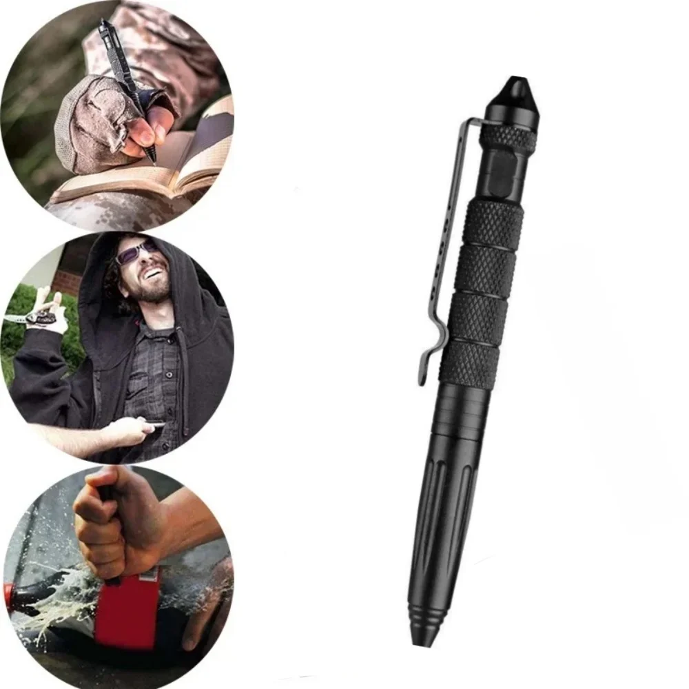 Pen Tactical Glass - Pena Taktis Multifungsi Baja Tungsten dengan