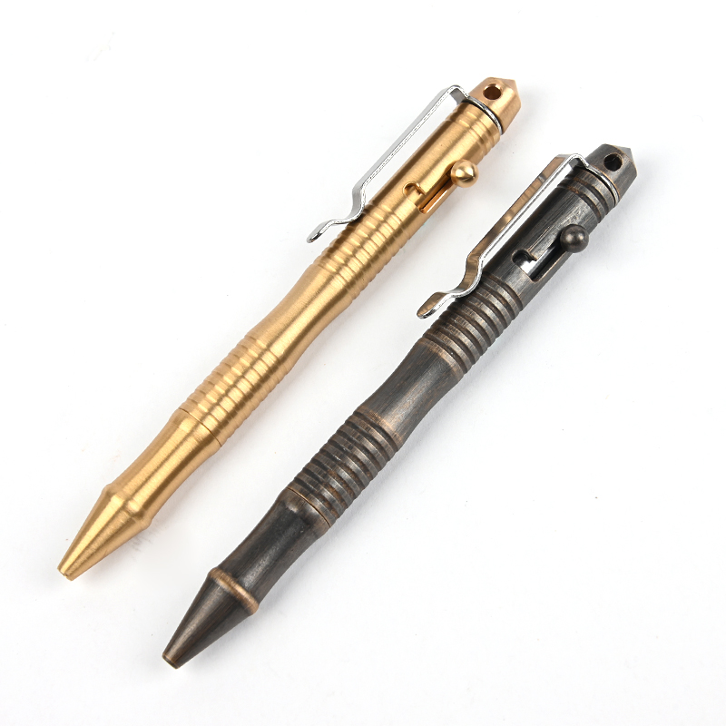 Pen Tactical Glass - Pena taktis kuningan kualitas tinggi, pena