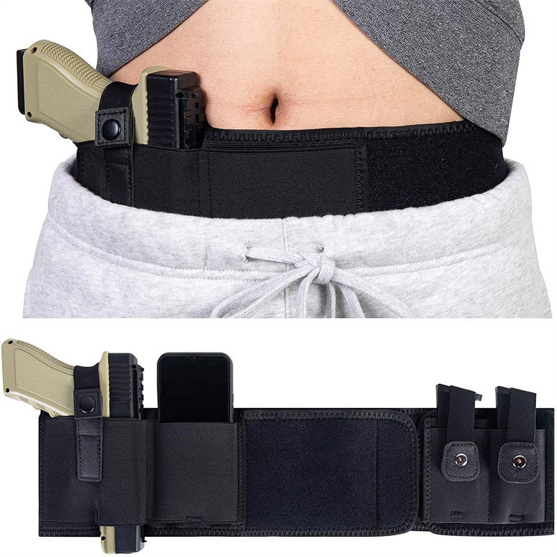 Edc Carry Pistols - Sarung Pistol Pinggang Belly Band Concealed