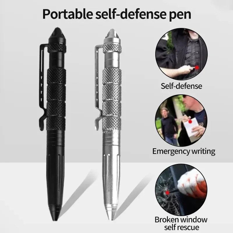 Pen Tactical Glass - Pena Taktis Multifungsi Pemecah Kaca Baja