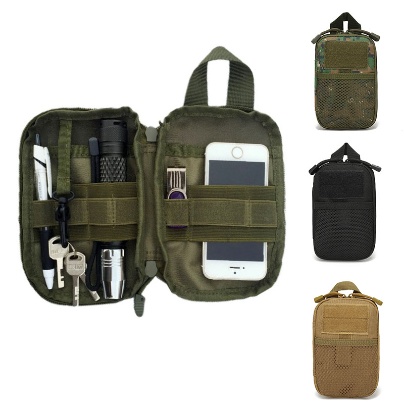 Edc Carry Pouch - 2026 Kantong Molle EDC Taktis Portabel