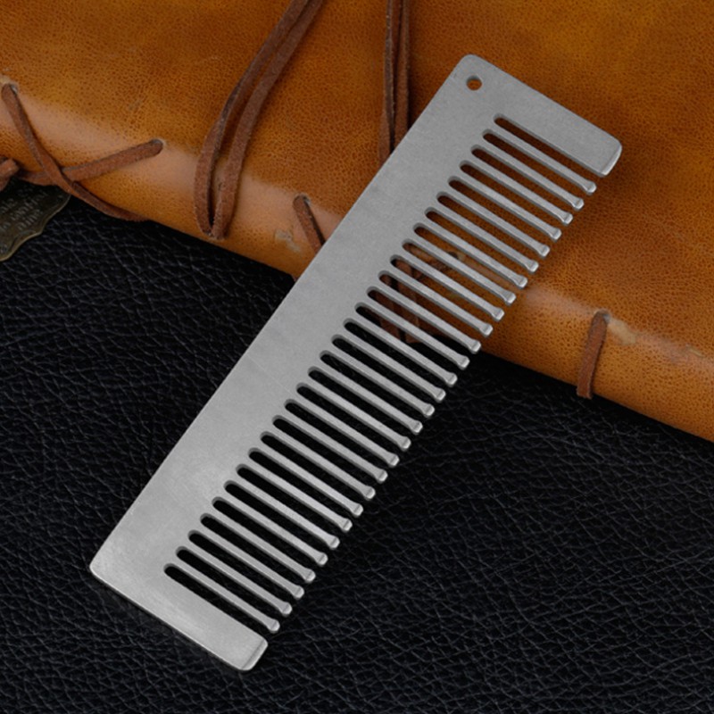 Comb Pocket Titanium - Sisir Paduan Titanium Ultra Ringan Sisir