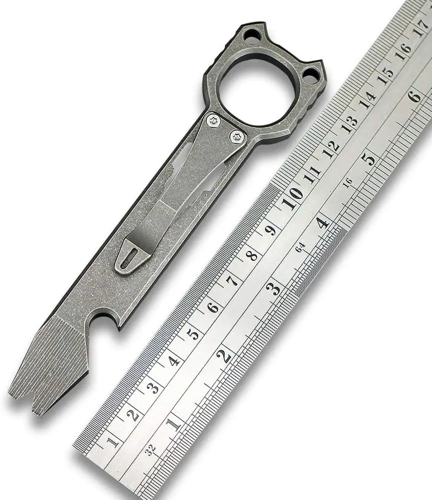 Titanium Pry Bar - FEGVE Titanium EDC Pry Bar Pembuka