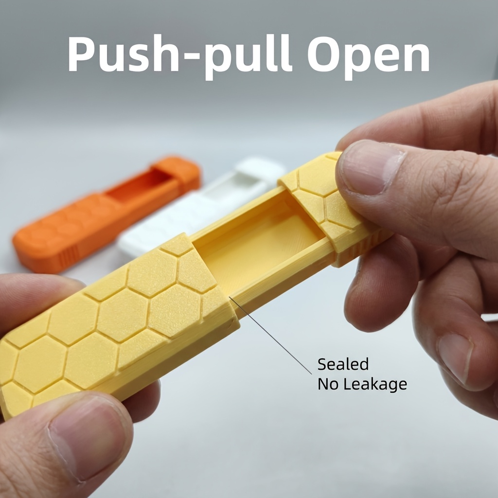 Edc Pill Carry - Kotak Penyimpanan EDC Slide Open, Wadah