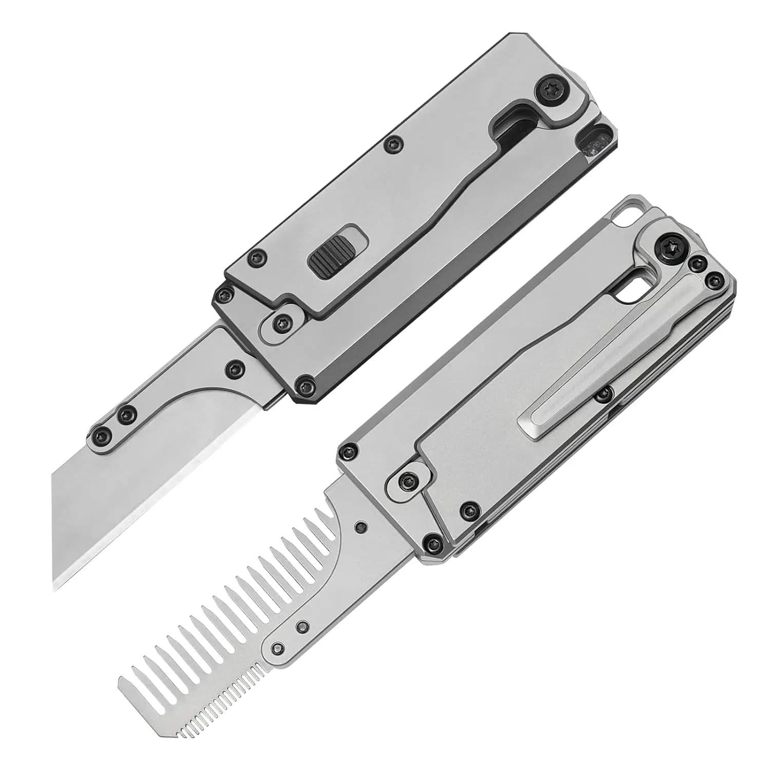 Comb Pocket Titanium - FEGVE TC347 2-in-1 Titanium Handle Carrot