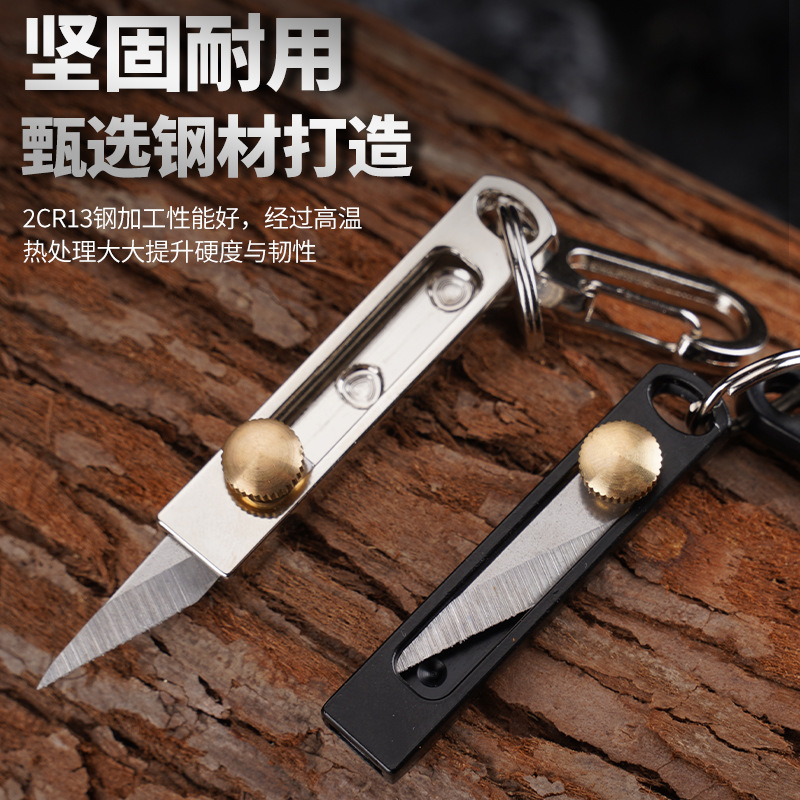 Edc Carry Pocket Knife - Pisau Mini Baja Tahan Karat EDC