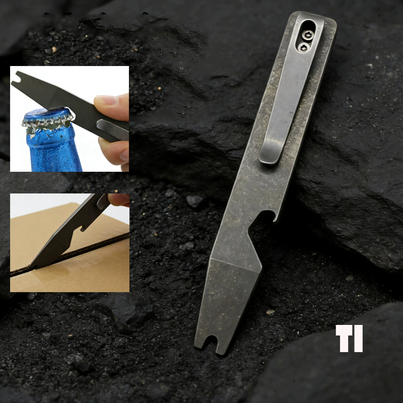 Titanium Pry Bar - 10.5CM TC4 Titanium Alloy Pry Bar