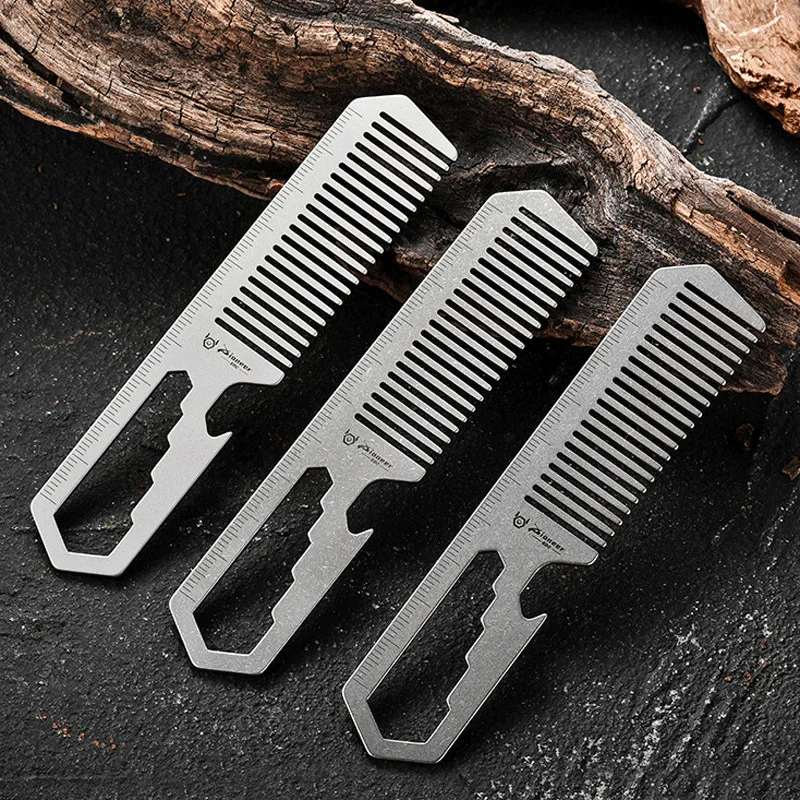 Comb Pocket Titanium - FEGVE Titanium Sisir Anti Statis Saku