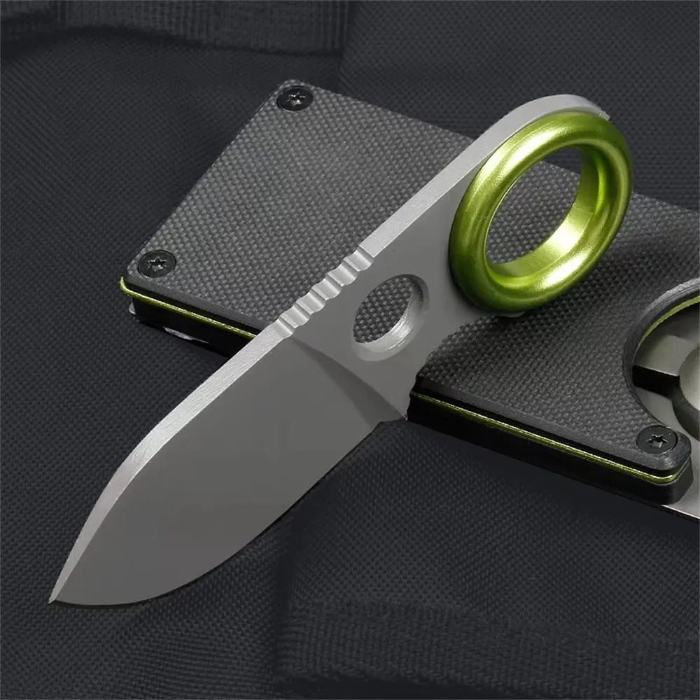Pisau Lipat Mini Ring Fixed Bl - Edc Carry Pocket Knife ulasan dan harga
