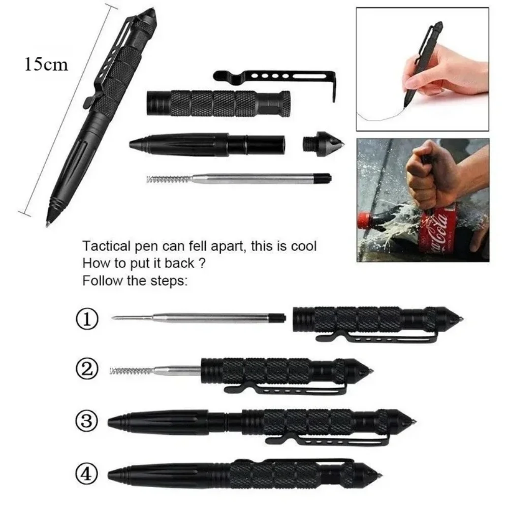 Pena Taktis Multi-Fungsi Baja  - Pen Tactical Glass ulasan dan harga