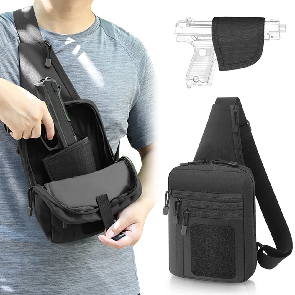 Tas Pistol Taktis Tas Penyimpa - Edc Carry Pistols ulasan dan harga
