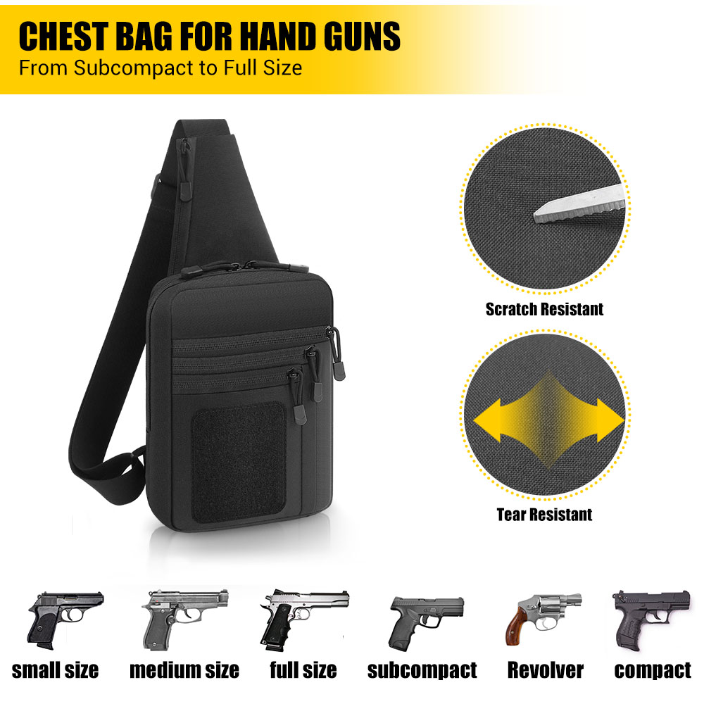 Tas Pistol Taktis Tas Penyimpa - Edc Carry Pistols ulasan dan harga
