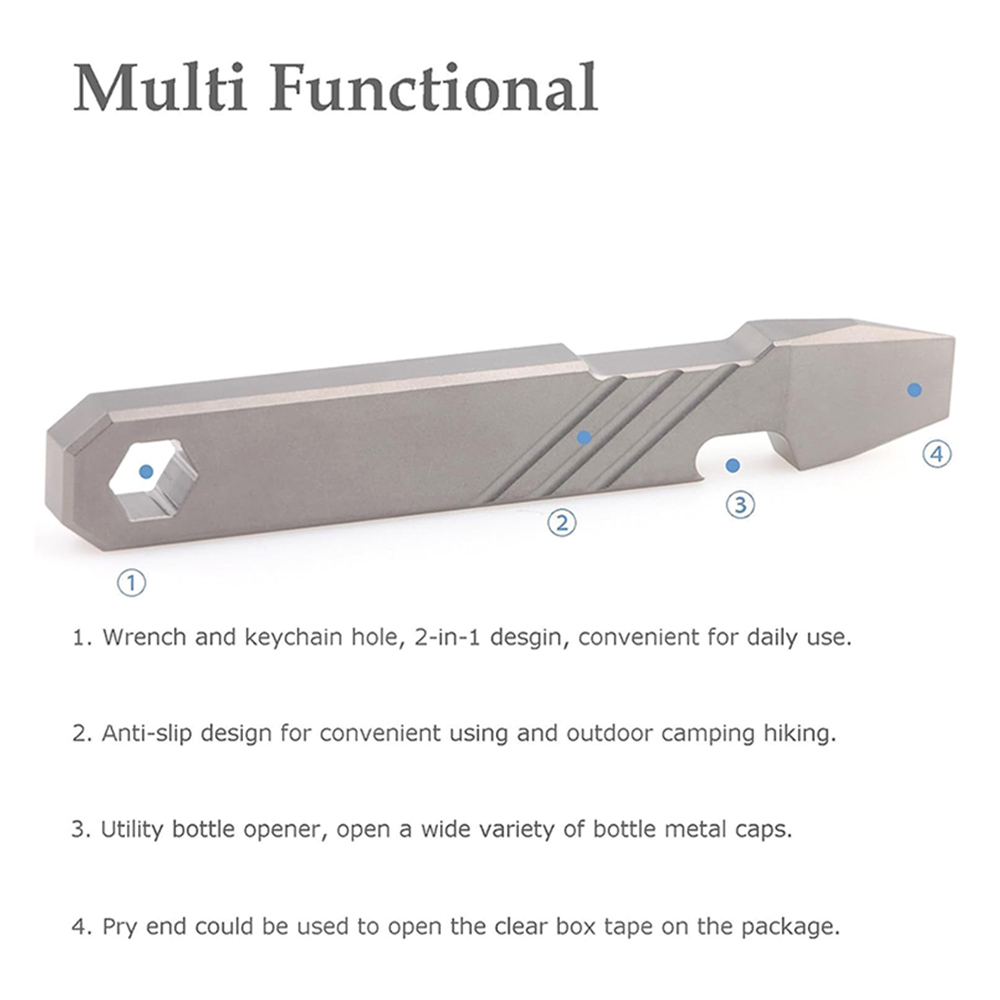 Alat Pry Bar Titanium EDC – Pr - Titanium Pry Bar ulasan dan harga