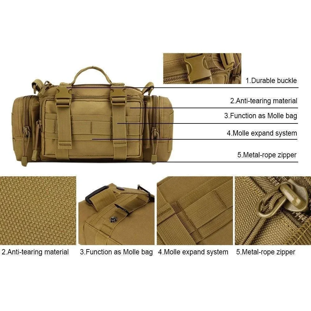 Tas Pinggang Duffel Molle Taha - Edc Carry Bag For Men ulasan dan harga
