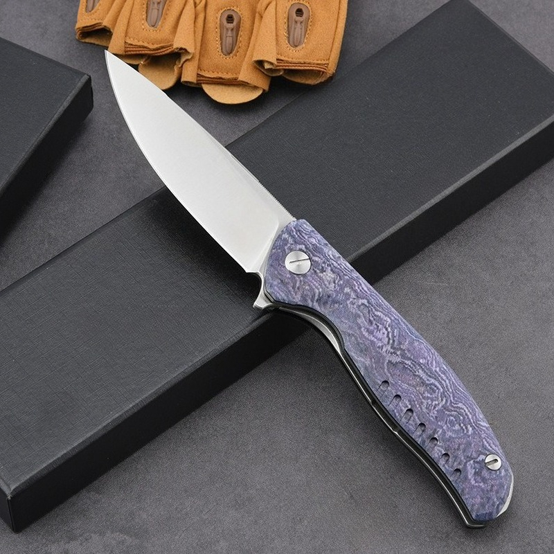 Pisau Lipat D2 untuk Berkemah, - Edc Carry Pocket Knife ulasan dan harga