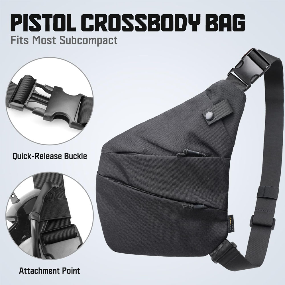 Tas gendong Pistol tersembunyi - Edc Carry Pistols ulasan dan harga