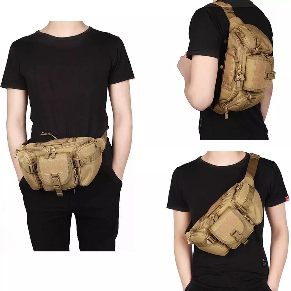 Paket Fanny Taktis untuk Pria  - Edc Carry Pistols ulasan dan harga