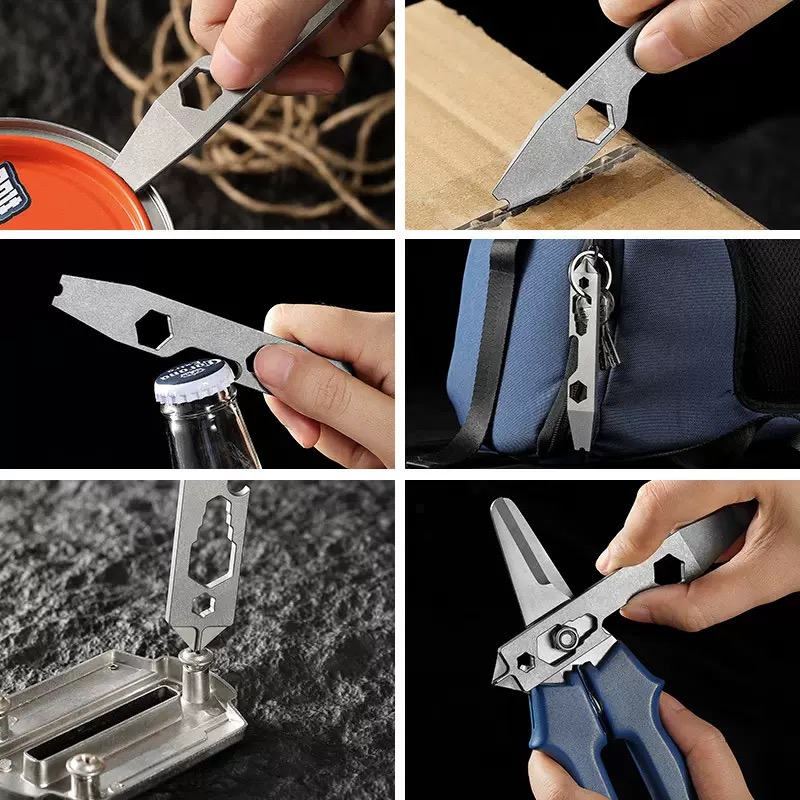 Alat Multifungsi Mini Titanium - Titanium Pry Bar ulasan dan harga