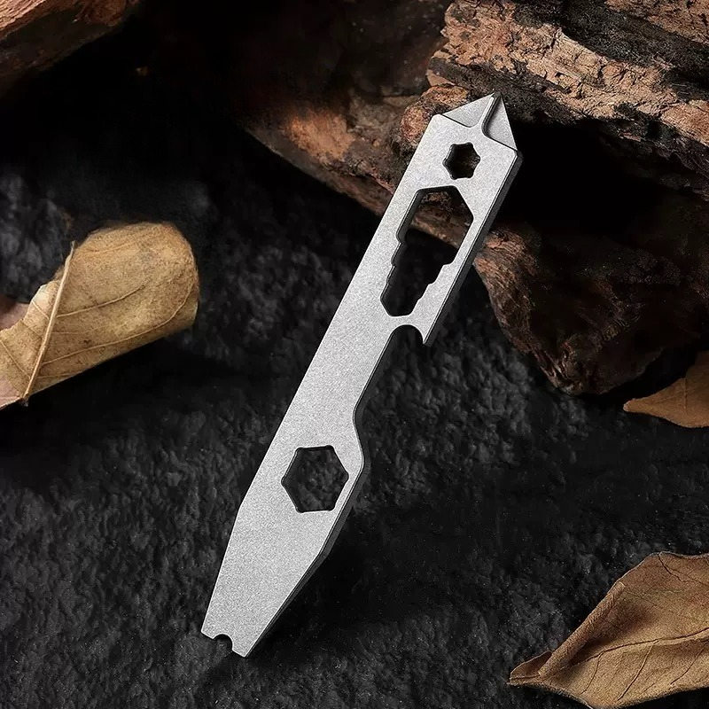 Alat Multifungsi Mini Titanium - Titanium Pry Bar ulasan dan harga