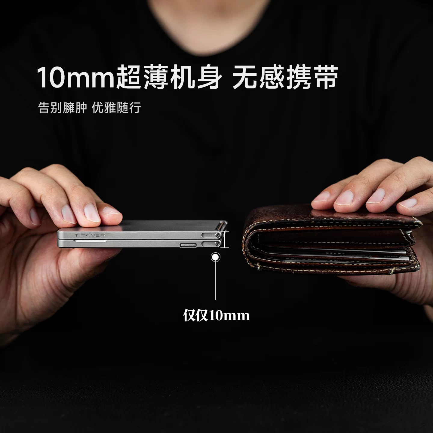 Dompet Kartu Tipis Titanium/Al - Wallet Slim Titanium ulasan dan harga