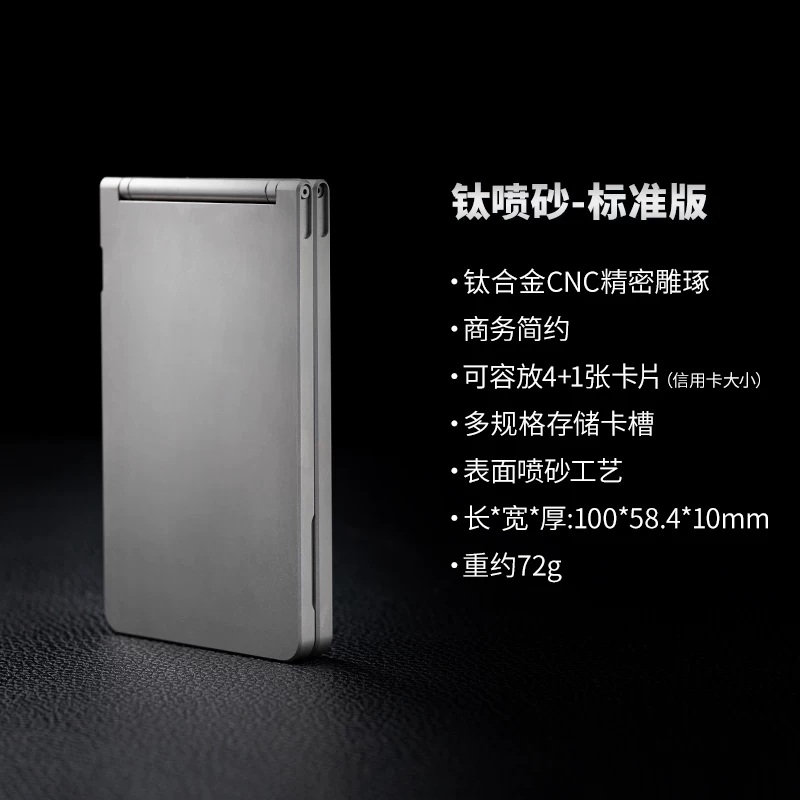 Dompet Kartu Tipis Titanium/Al - Wallet Slim Titanium ulasan dan harga
