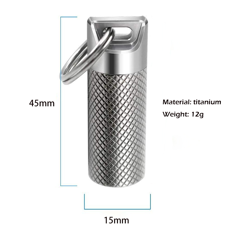 Kotak Pil Gantungan Kunci Mini - Edc Pill Carry ulasan dan harga