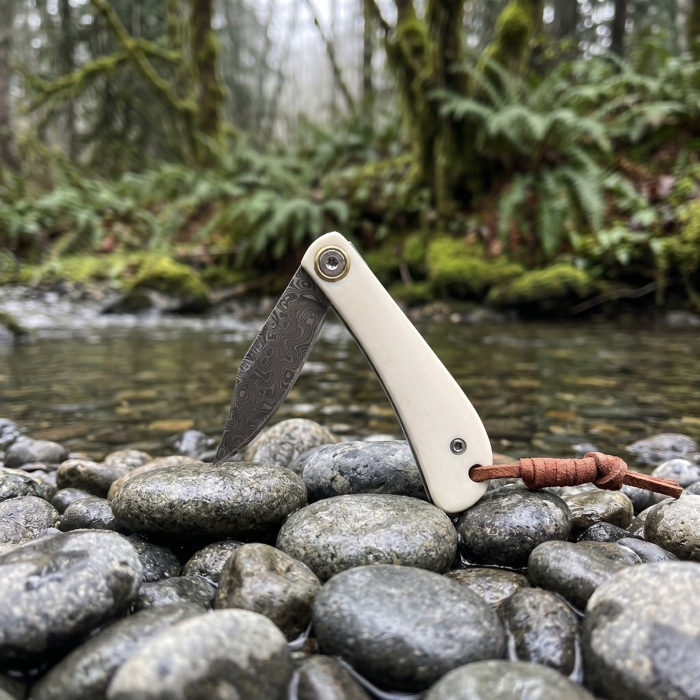 Pisau Lipat Outdoor Gagang Tul - Edc Carry Pocket Knife ulasan dan harga