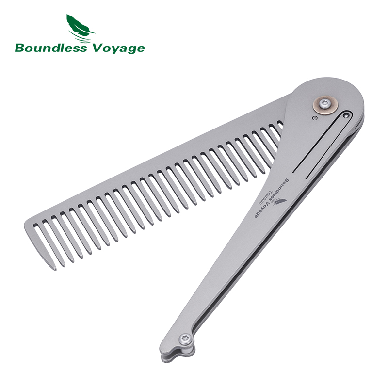 Sisir Lipat Titanium Voyage Ta - Comb Pocket Titanium ulasan dan harga