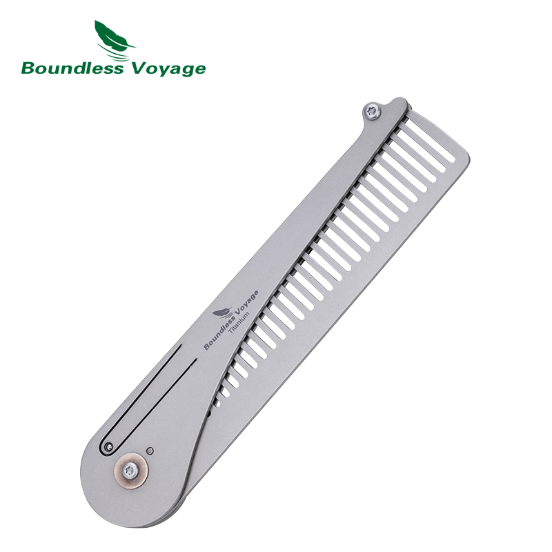Sisir Lipat Titanium Voyage Ta - Comb Pocket Titanium ulasan dan harga