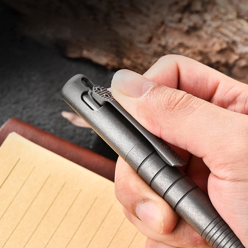 Pena menulis taktis Titanium E - Pen Tactical Glass ulasan dan harga