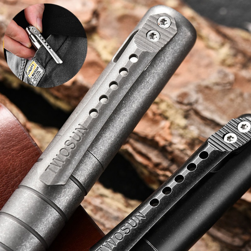 Pena menulis taktis Titanium E - Pen Tactical Glass ulasan dan harga
