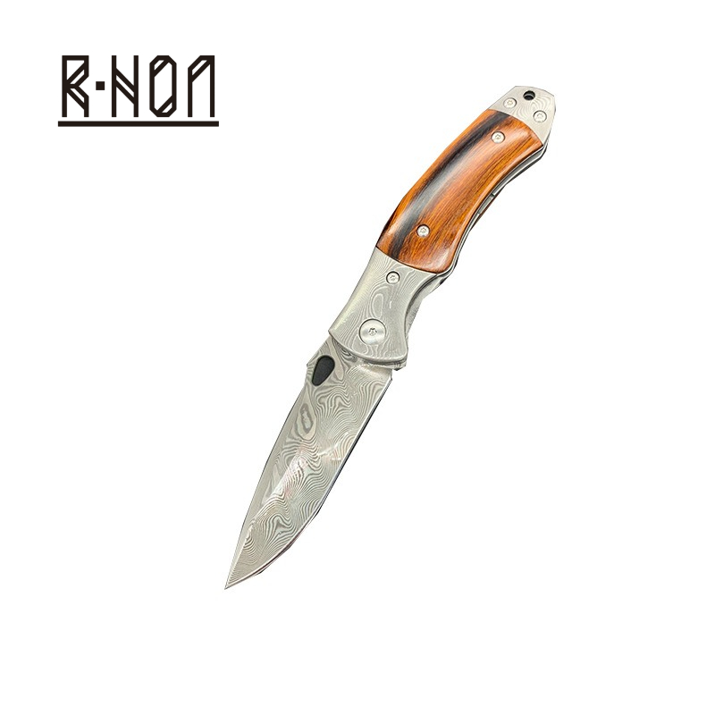 Pisau Lipat Saku Baja Damaskus - Edc Carry Pocket Knife ulasan dan harga
