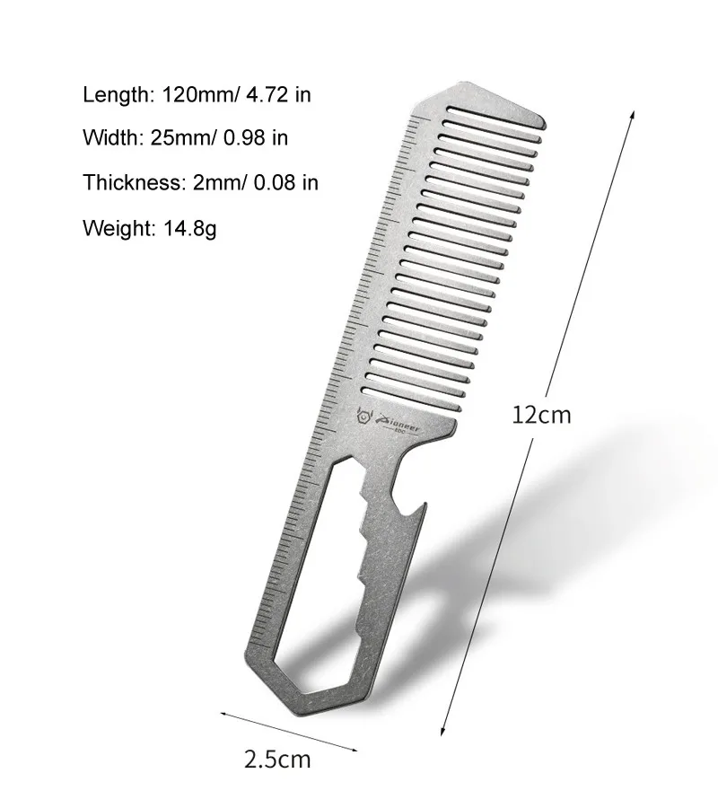 FEGVE Titanium Sisir Anti Stat - Comb Pocket Titanium ulasan dan harga