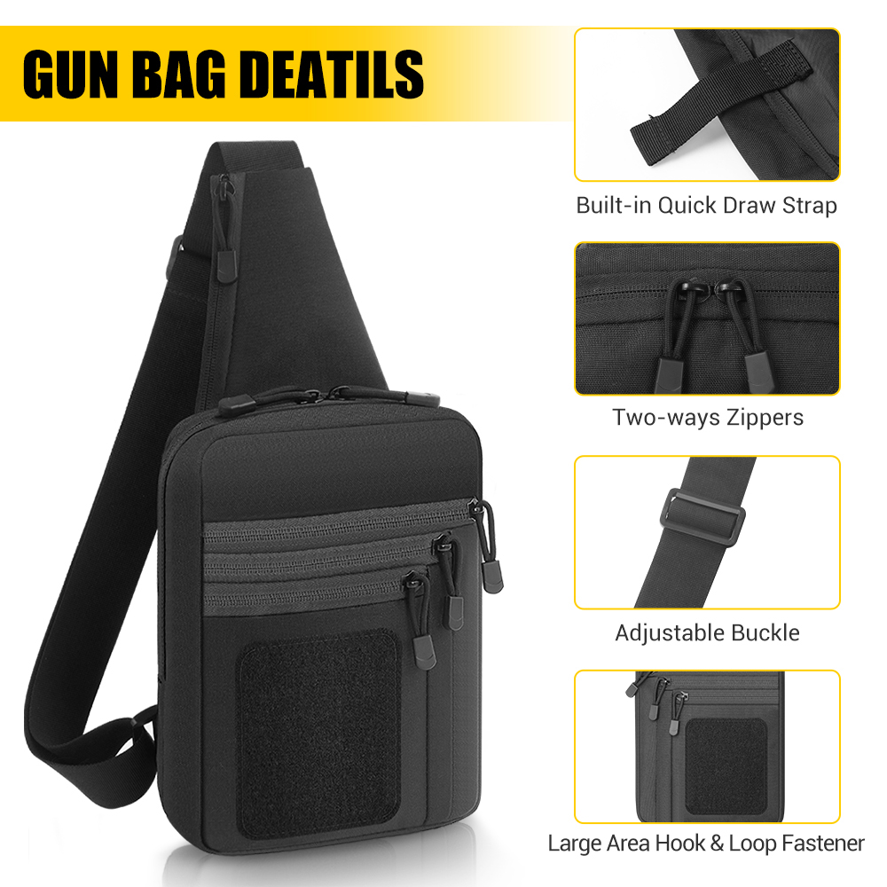 Tas Pistol Taktis, Sarung Pist - Edc Carry Pistols ulasan dan harga