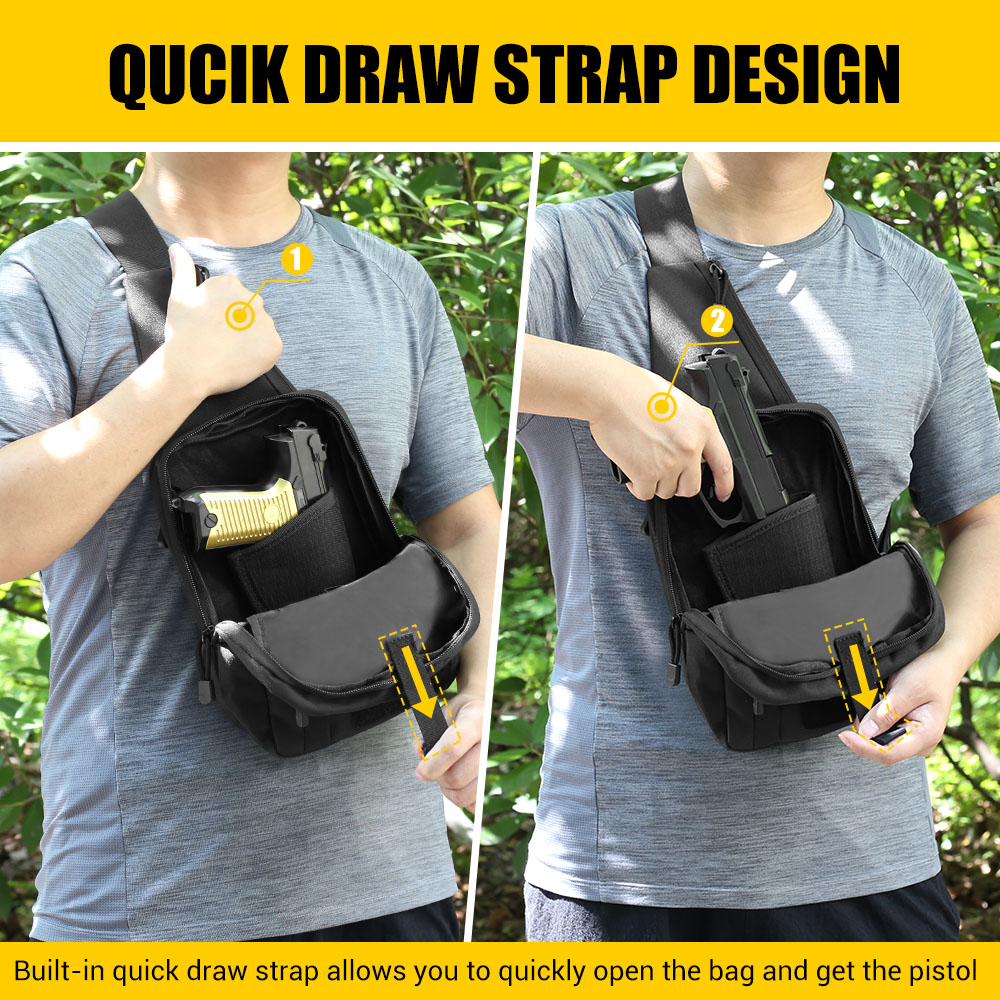 Tas Pistol Taktis, Sarung Pist - Edc Carry Pistols ulasan dan harga