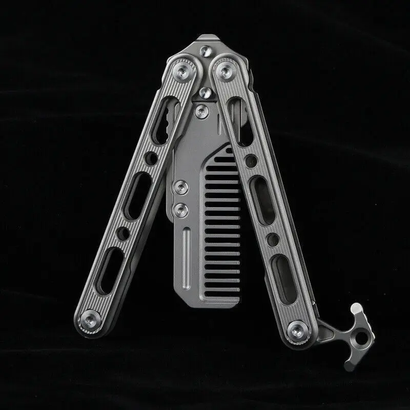FEGVE EDC Titanium Alloy Comb  - Comb Pocket Titanium ulasan dan harga