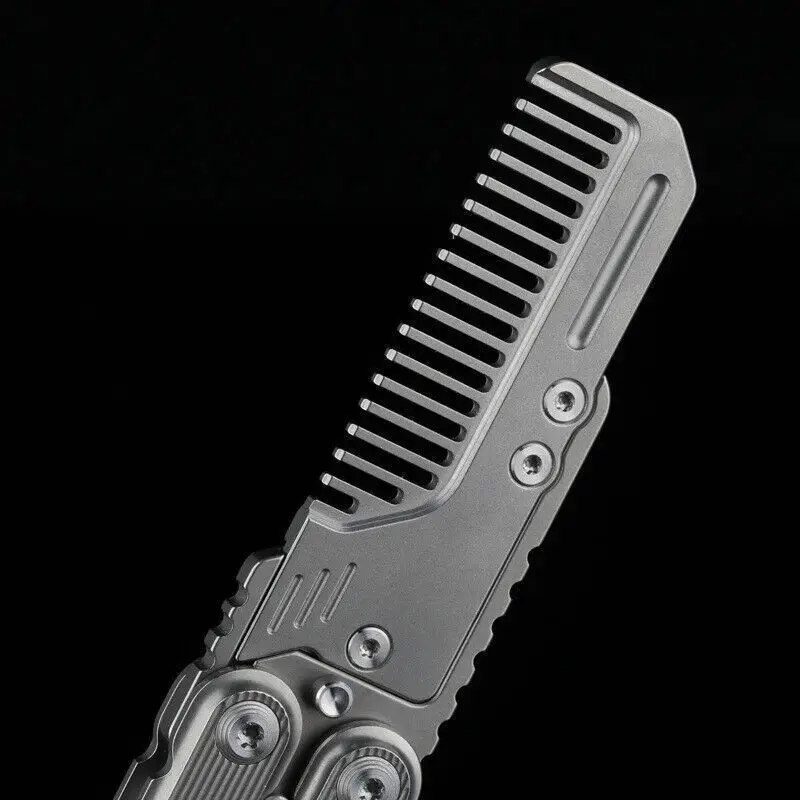 FEGVE EDC Titanium Alloy Comb  - Comb Pocket Titanium ulasan dan harga