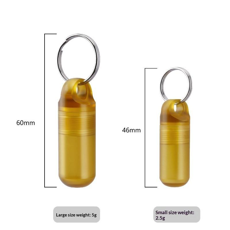Botol Pil PEI Kecil Kotak Peny - Edc Pill Carry ulasan dan harga