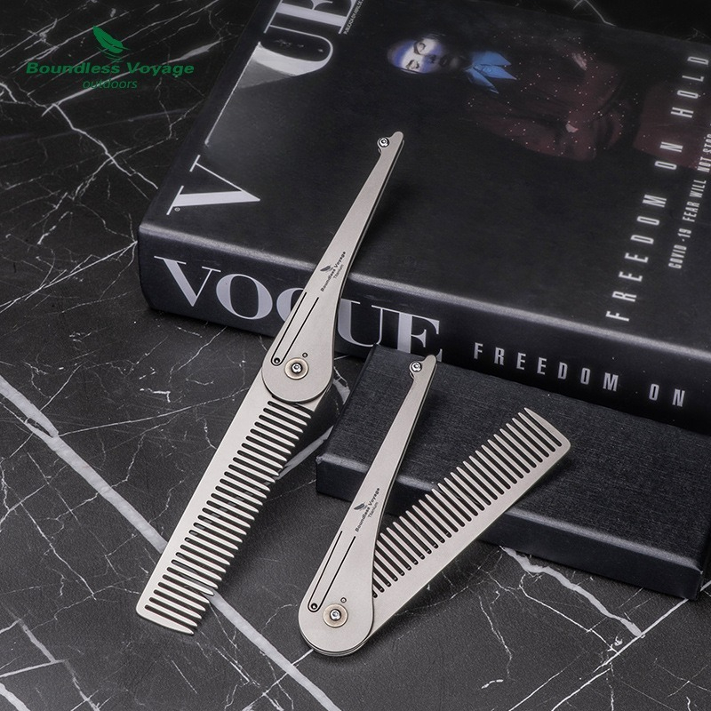 Sisir Rambut Lipat Titanium Mu - Comb Pocket Titanium ulasan dan harga