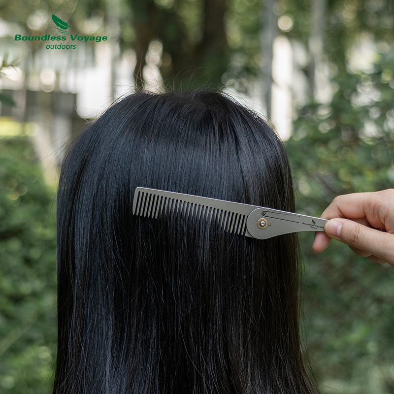 Sisir Lipat Anti-statis Titani - Comb Pocket Titanium ulasan dan harga