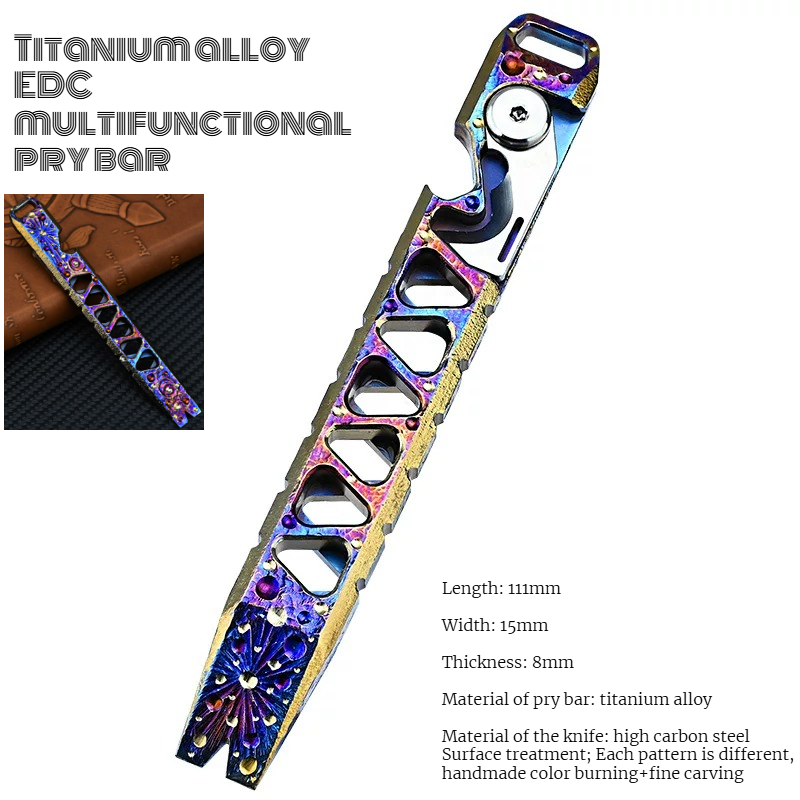 Alat Multifungsi dari Paduan T - Titanium Pry Bar ulasan dan harga